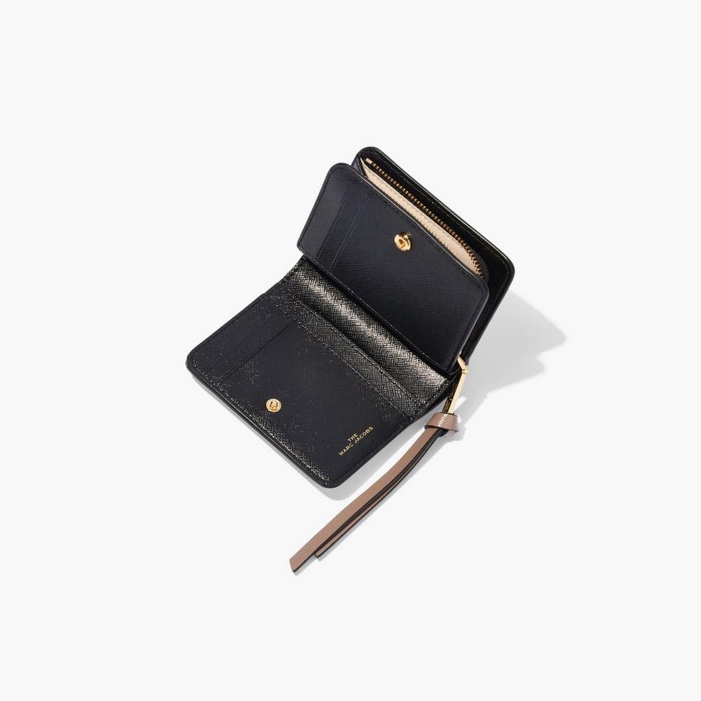 Marc Jacobs Mini Compact Wallet Snapshot Kabelka Damske Biele Viacfarebný | QMER-49752