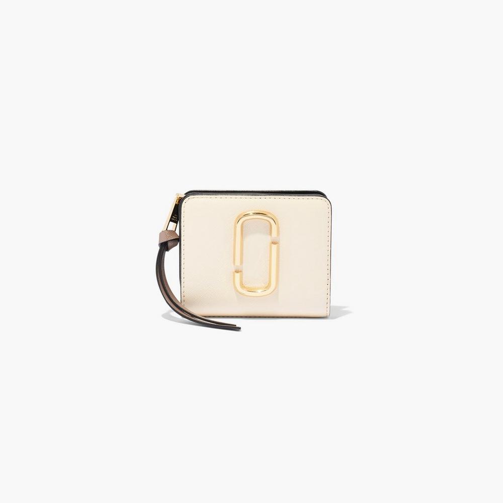 Marc Jacobs Mini Compact Wallet Snapshot Kabelka Damske Biele Viacfarebný | QMER-49752