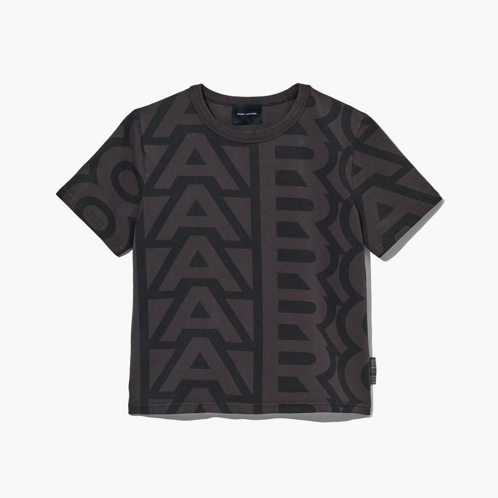 Marc Jacobs Monogram Baby T-Shirt Tricko Damske Čierne | FRIU-80156
