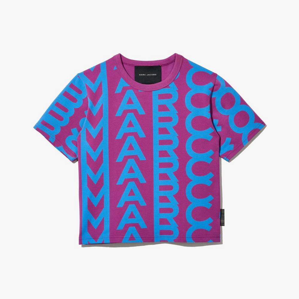 Marc Jacobs Monogram Baby Tee Tricko Damske Nachový Modre | GJSZ-24863