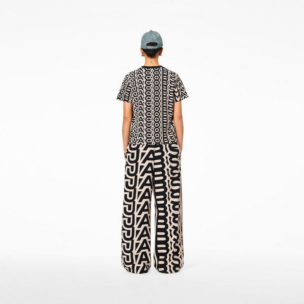 Marc Jacobs Monogram Baby Tee Tricko Damske Čierne | PDGF-03916