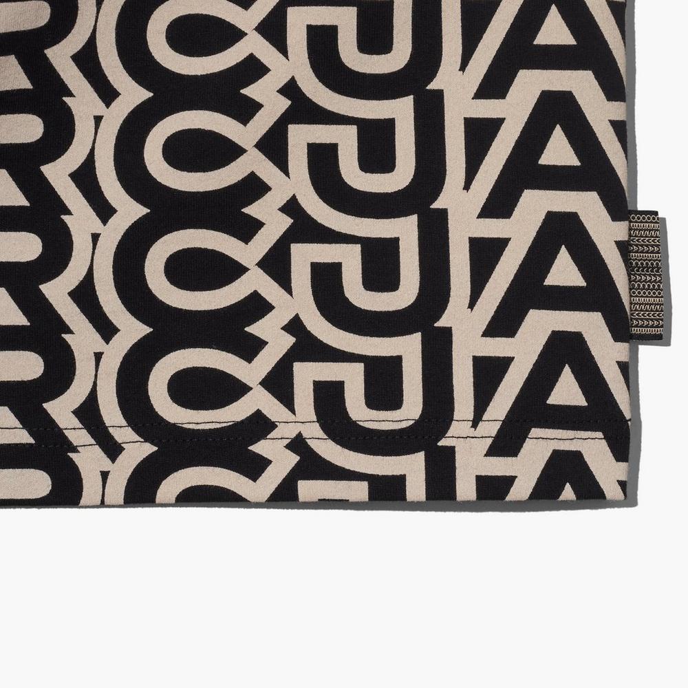 Marc Jacobs Monogram Baby Tee Tricko Damske Čierne | PDGF-03916