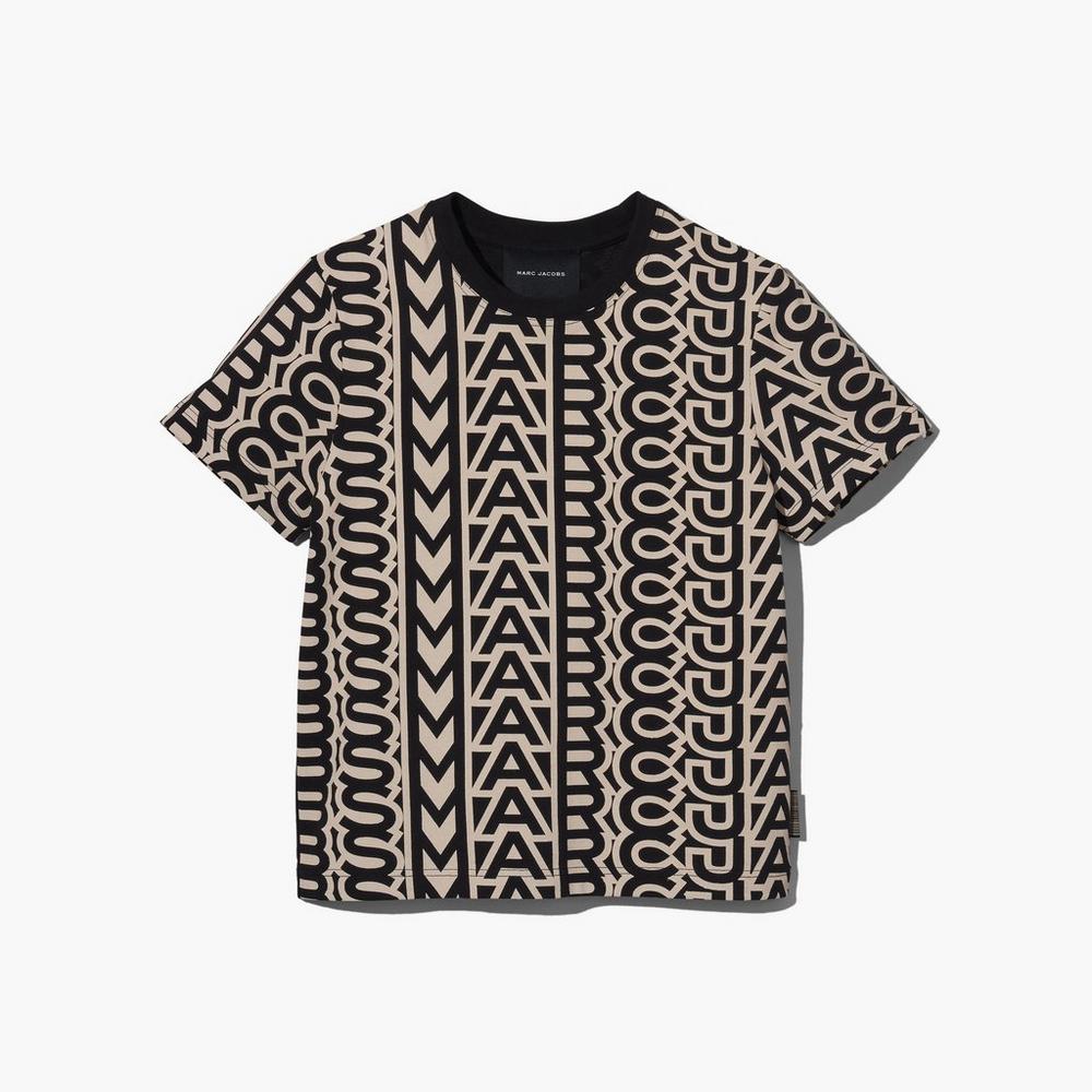 Marc Jacobs Monogram Baby Tee Tricko Damske Čierne | PDGF-03916
