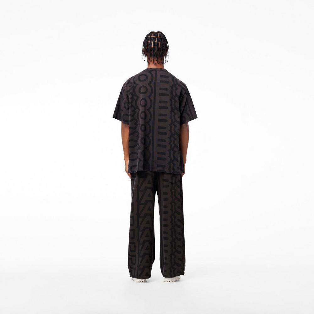Marc Jacobs Monogram Big T-Shirt Tricko Damske Čierne | MACY-96280