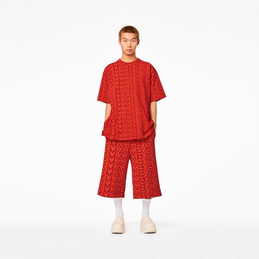 Marc Jacobs Monogram Big T-Shirt Tricko Damske Oranžové Červené | YCHT-47865