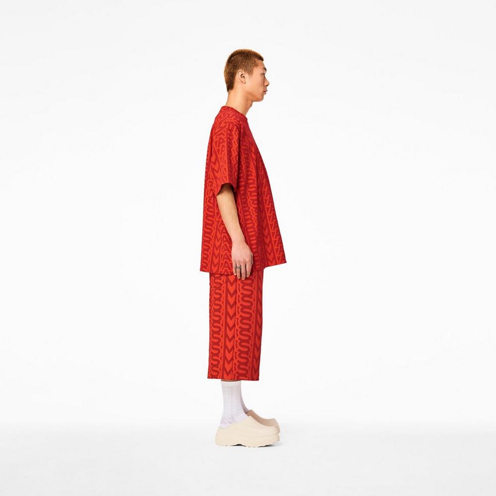 Marc Jacobs Monogram Big T-Shirt Tricko Damske Oranžové Červené | YCHT-47865