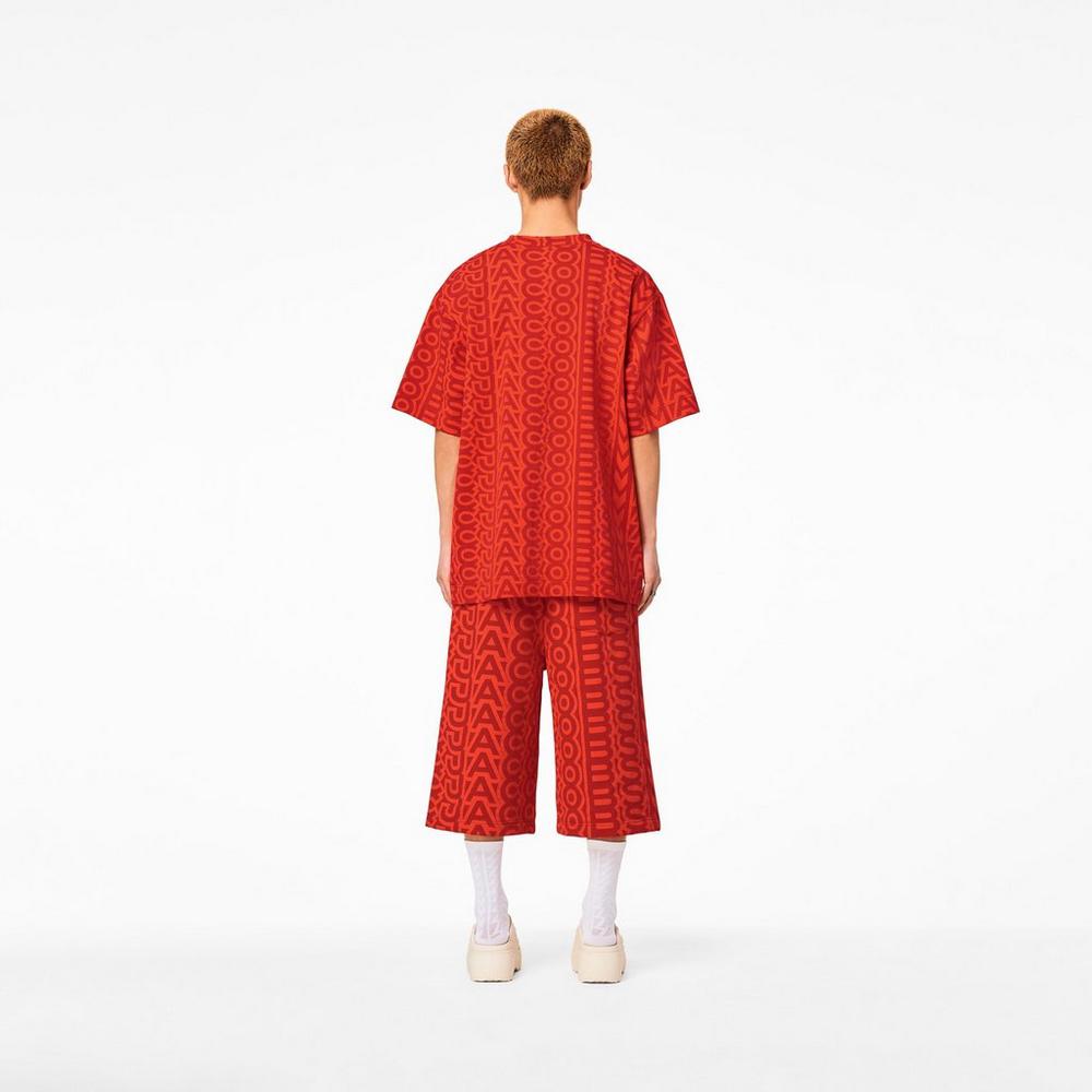 Marc Jacobs Monogram Big T-Shirt Tricko Damske Oranžové Červené | YCHT-47865