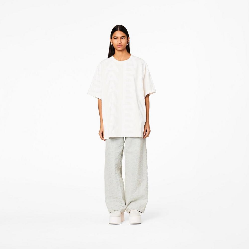 Marc Jacobs Monogram Big Tee Tricko Damske Biele | SZYP-28531
