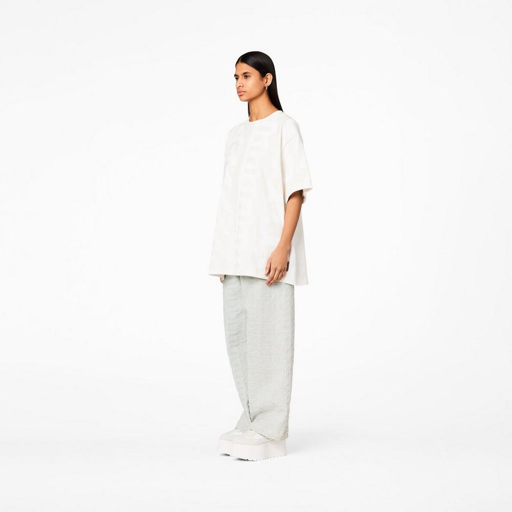 Marc Jacobs Monogram Big Tee Tricko Damske Biele | SZYP-28531