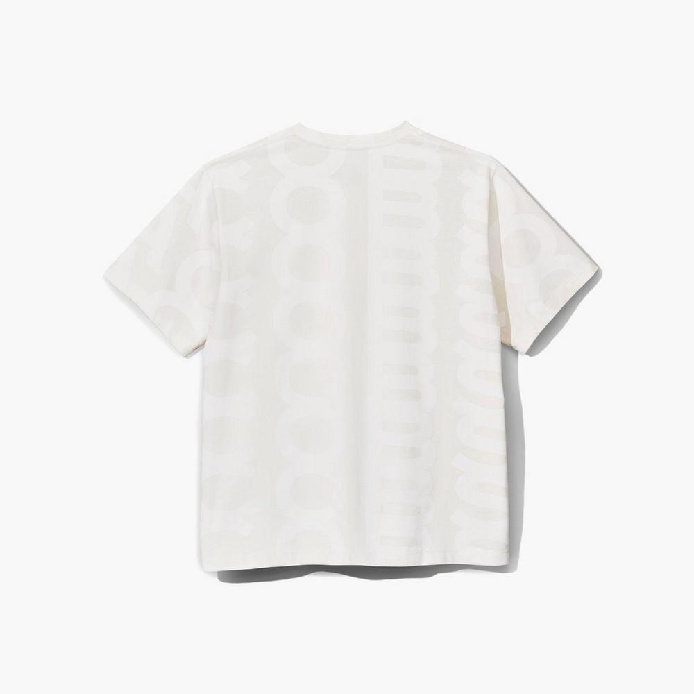 Marc Jacobs Monogram Big Tee Tricko Damske Biele | SZYP-28531
