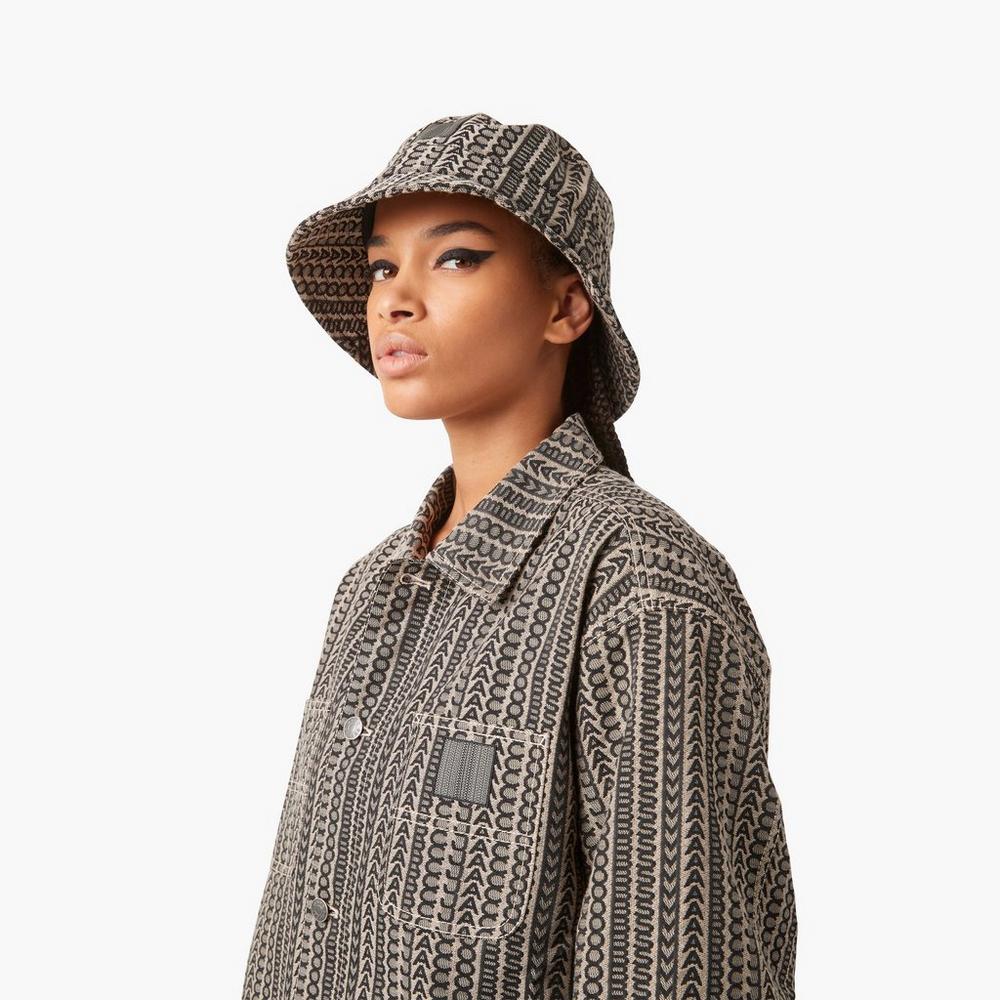 Marc Jacobs Monogram Bucket Klobuky Damske Béžové Viacfarebný | IOYM-05869