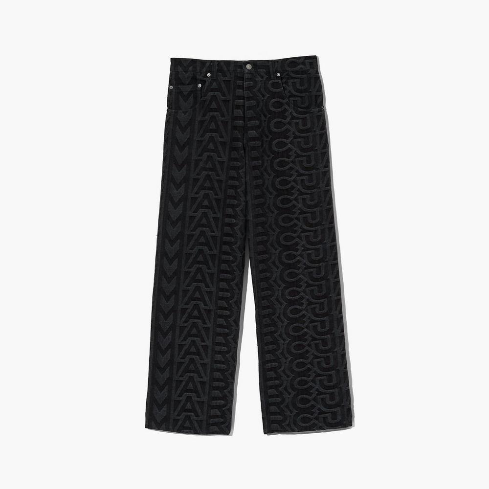 Marc Jacobs Monogram Denim Nohavice Damske Čierne | GPEZ-79421