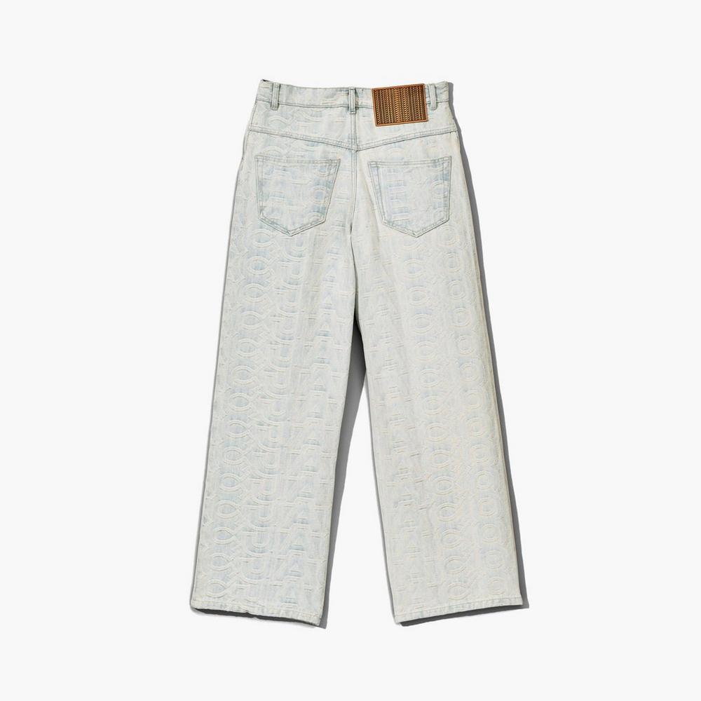 Marc Jacobs Monogram Denim Nohavice Damske Modre | PEJU-41729