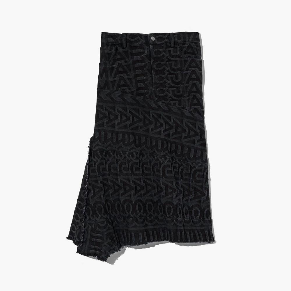 Marc Jacobs Monogram Denim Sukne Damske Čierne | CNOV-28756