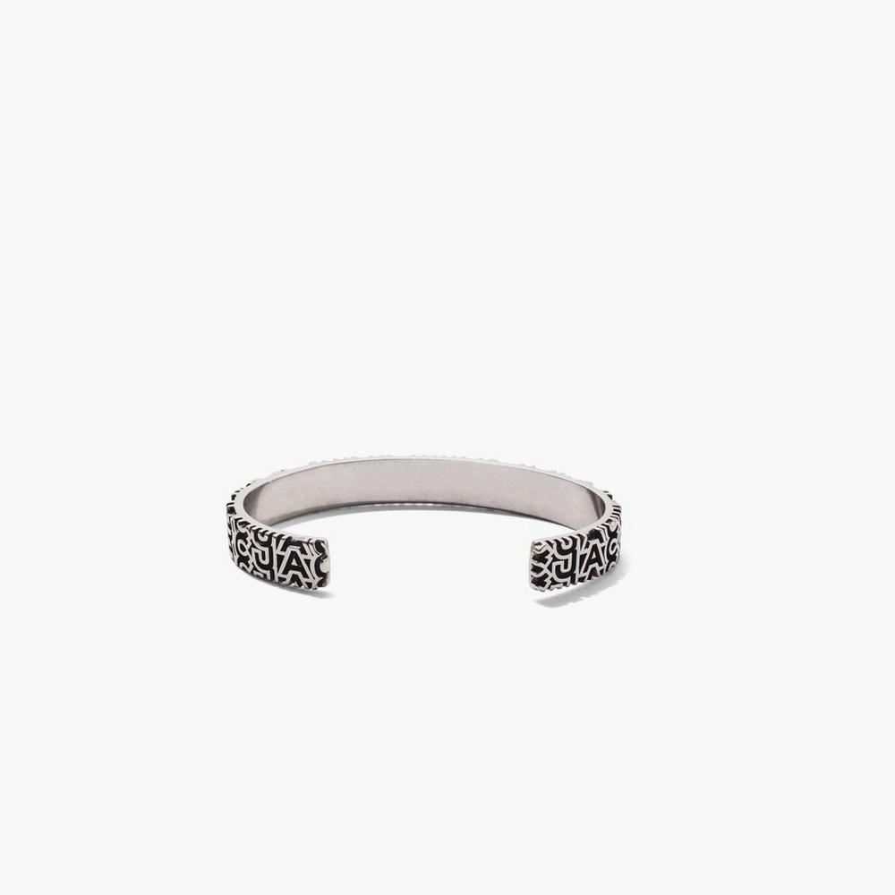 Marc Jacobs Monogram Engraved Naramky Damske Strieborne | IUBL-53716