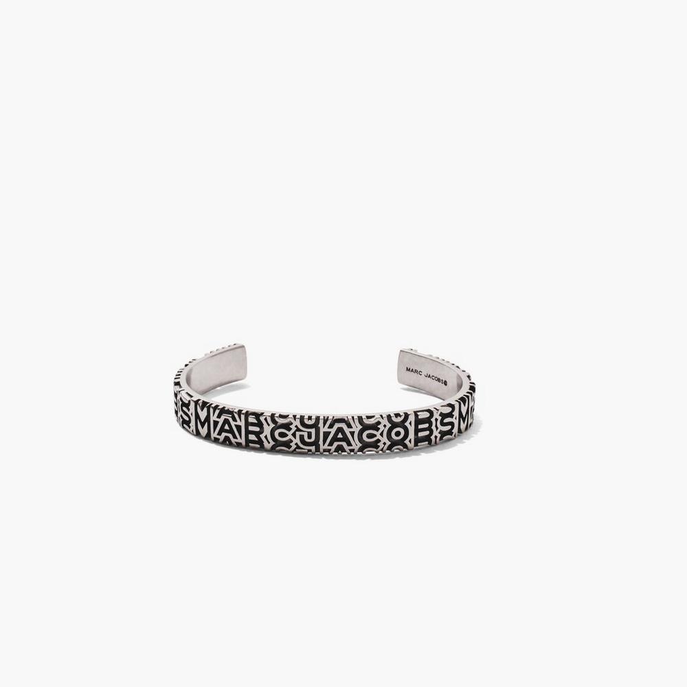 Marc Jacobs Monogram Engraved Naramky Damske Strieborne | IUBL-53716