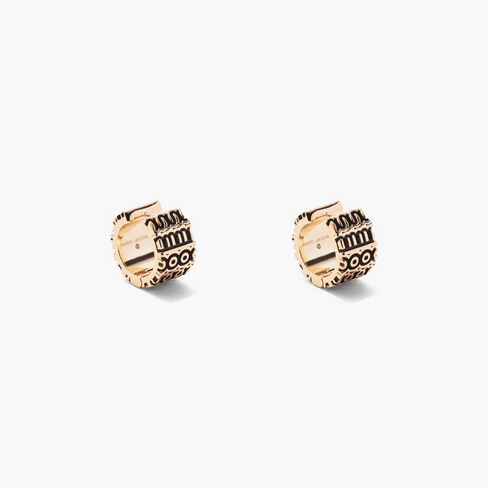 Marc Jacobs Monogram Engraved Obruč Damske Zlate | ONAD-92703