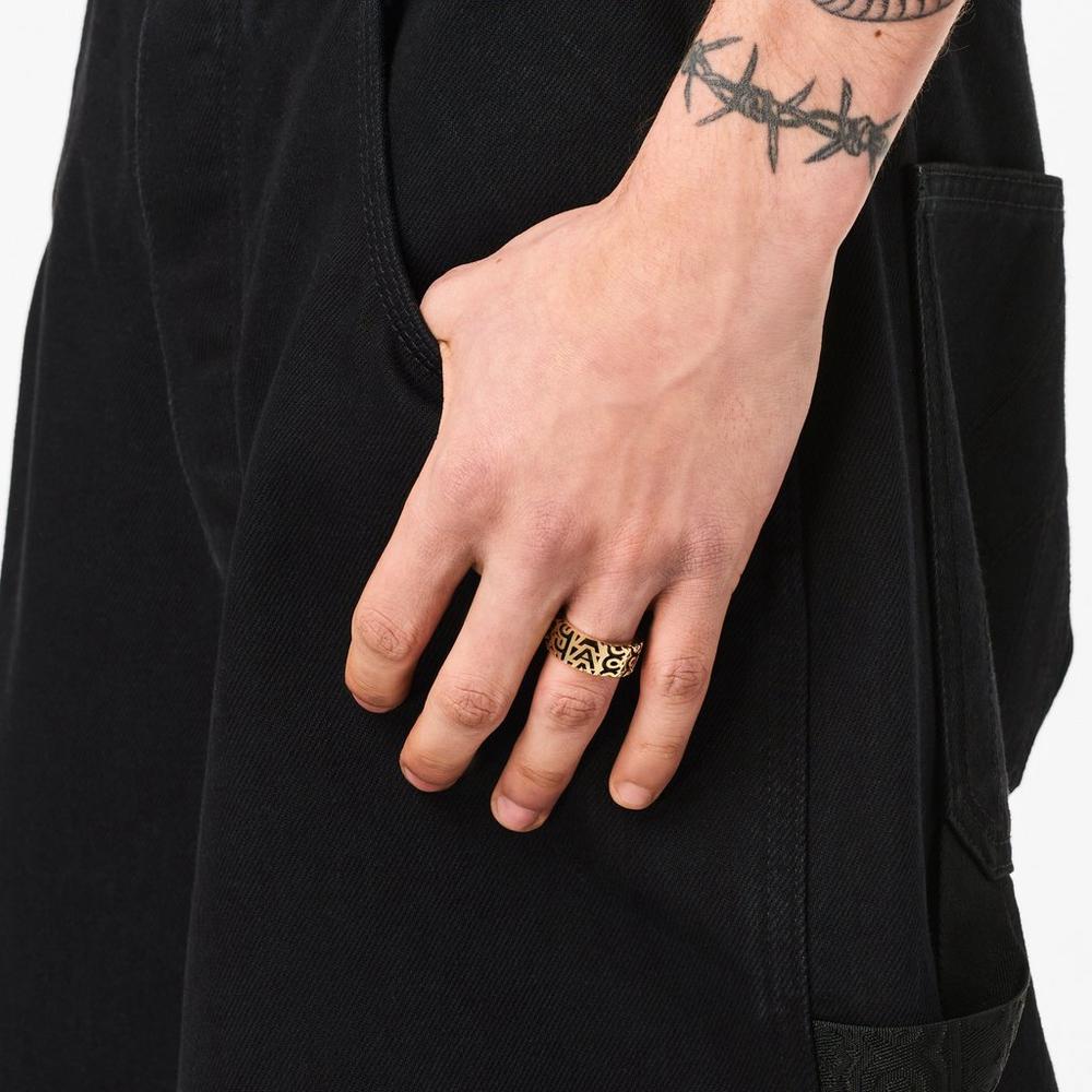 Marc Jacobs Monogram Engraved Prstene Damske Zlate | NZDQ-62419