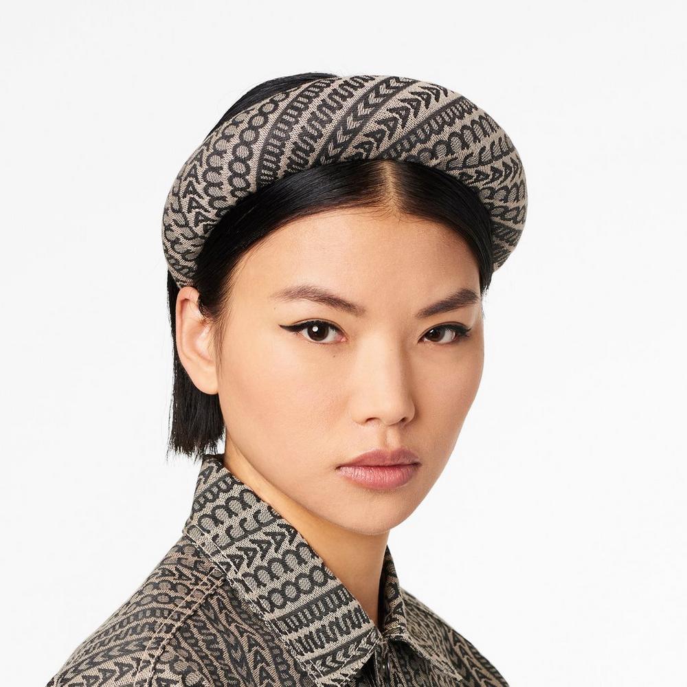 Marc Jacobs Monogram Headband Vlasové Doplnky Damske Čierne | KFNY-28704
