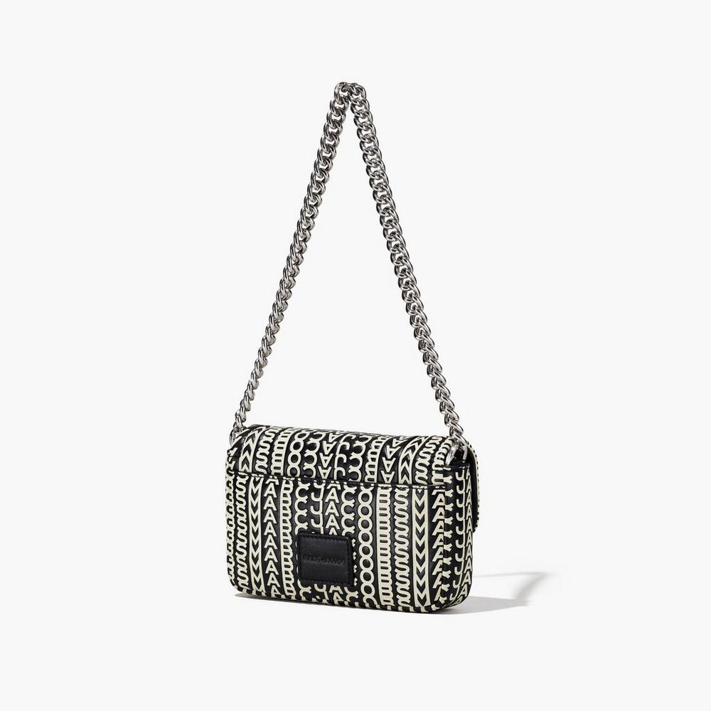 Marc Jacobs Monogram J Marc Mini Tašky Damske Čierne Biele | DKGY-21874