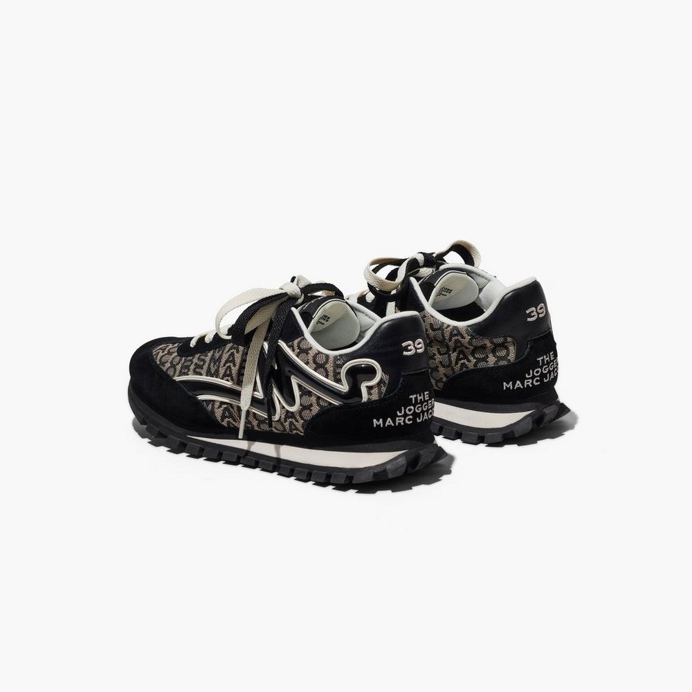 Marc Jacobs Monogram Jogger Tenisky Damske Čierne Biele | VZYK-98305