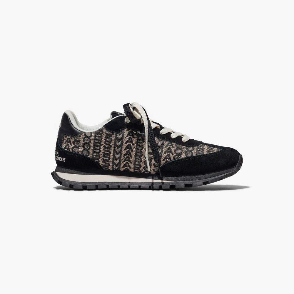 Marc Jacobs Monogram Jogger Tenisky Damske Čierne Biele | VZYK-98305