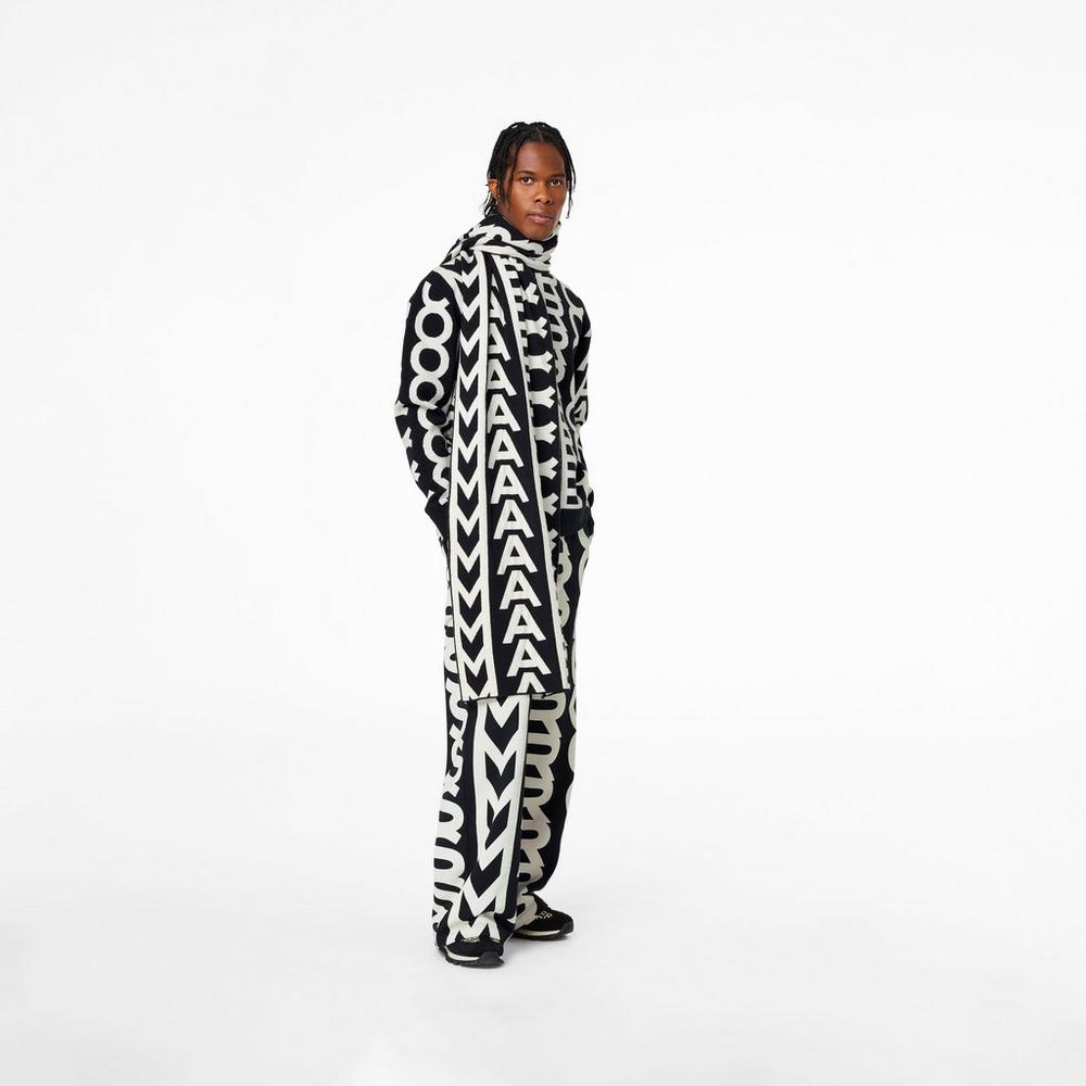 Marc Jacobs Monogram Knit Satky Damske Čierne | UJOK-78491