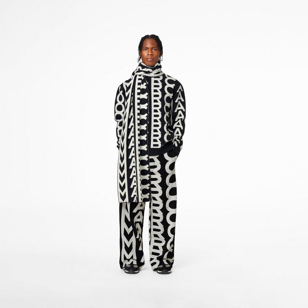 Marc Jacobs Monogram Knit Satky Damske Čierne | UJOK-78491