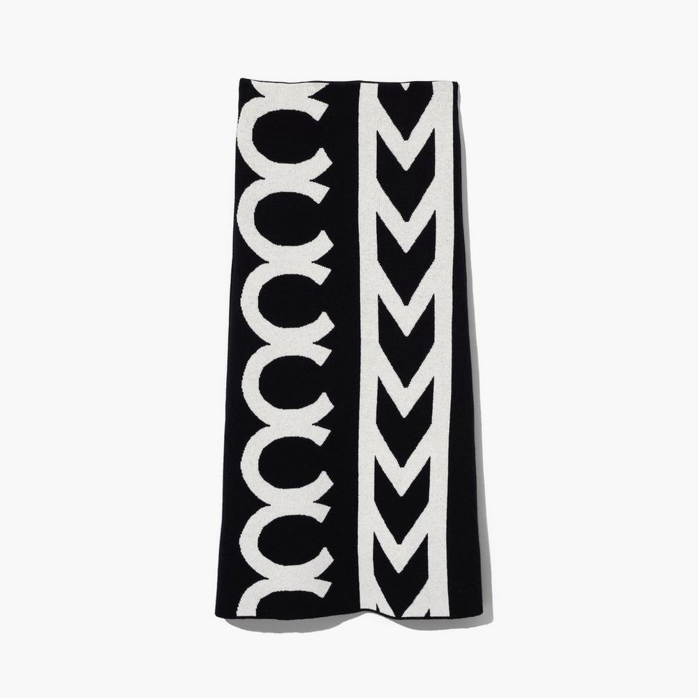 Marc Jacobs Monogram Knit Tube Sukne Damske Čierne | JDPZ-78063