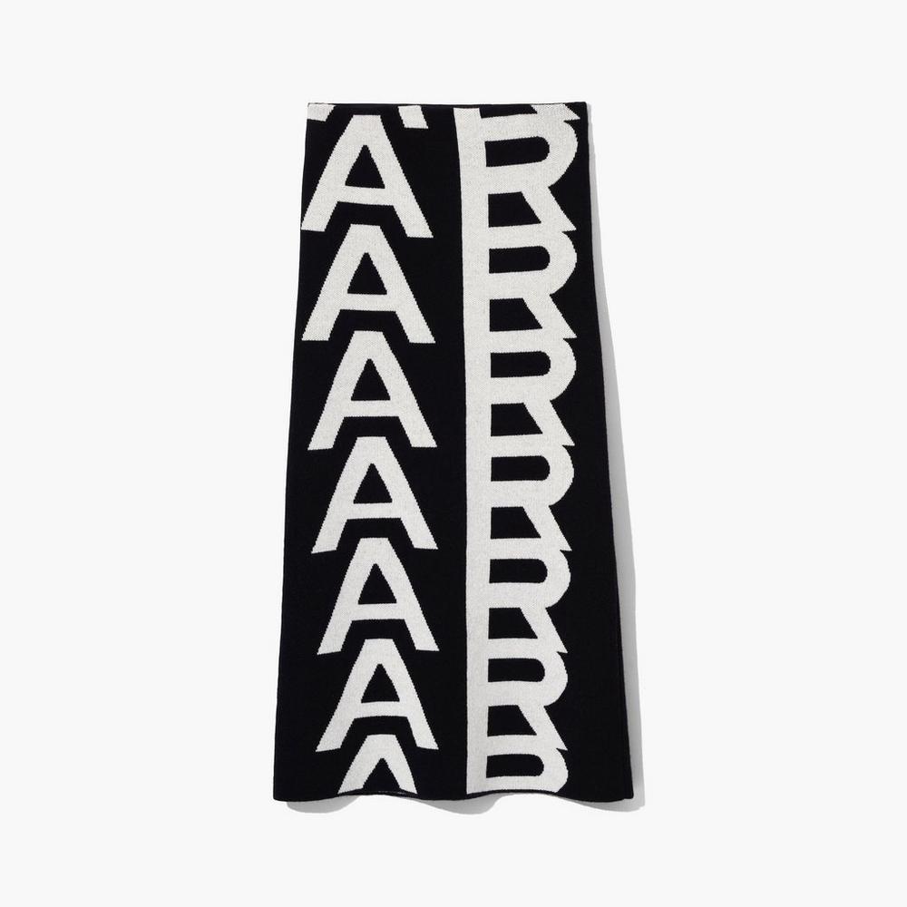 Marc Jacobs Monogram Knit Tube Sukne Damske Čierne | JDPZ-78063