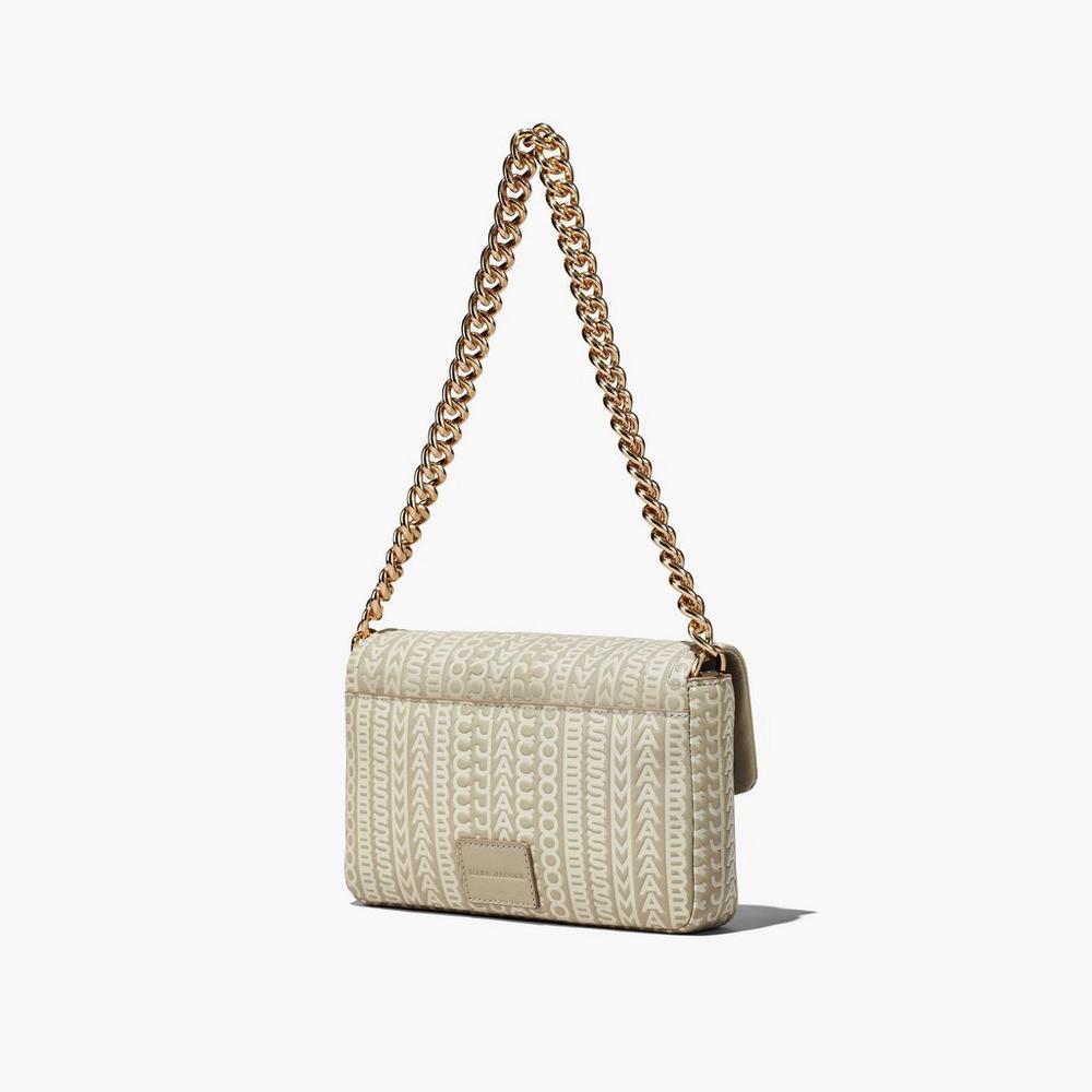 Marc Jacobs Monogram Leather J Marc Taška Cez Rameno Damske Hnedožltý | UPDA-94127