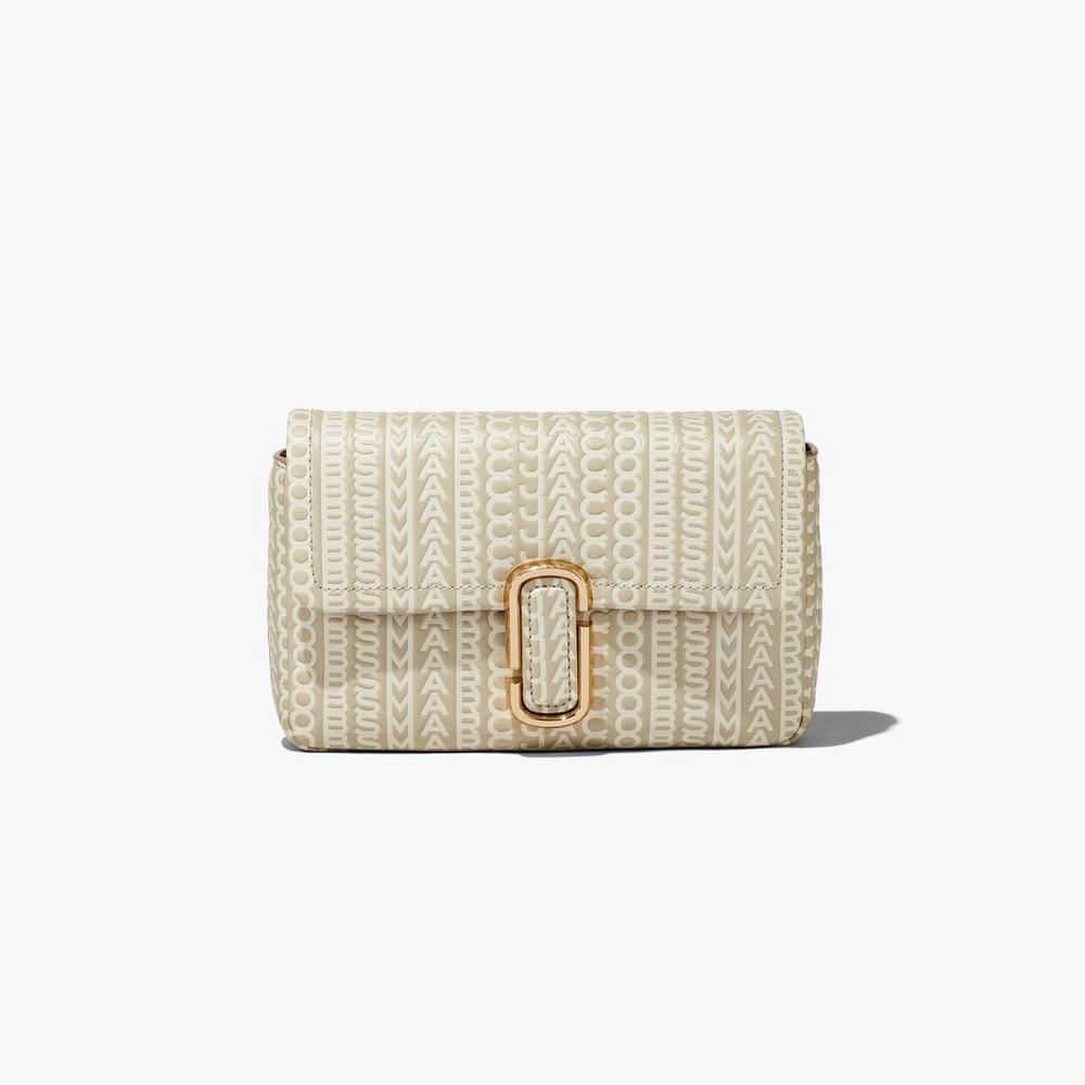Marc Jacobs Monogram Leather J Marc Taška Cez Rameno Damske Hnedožltý | UPDA-94127