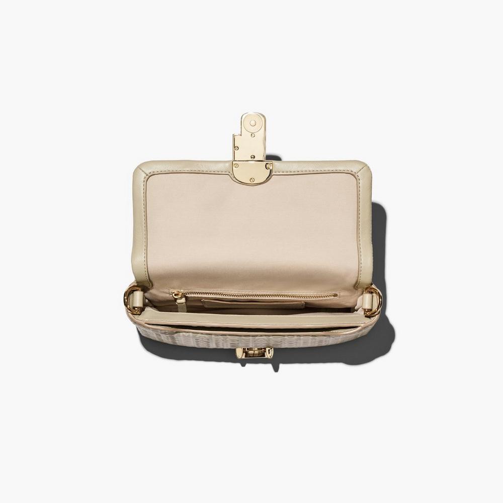 Marc Jacobs Monogram Leather J Marc Taška Cez Rameno Damske Hnedožltý | UPDA-94127