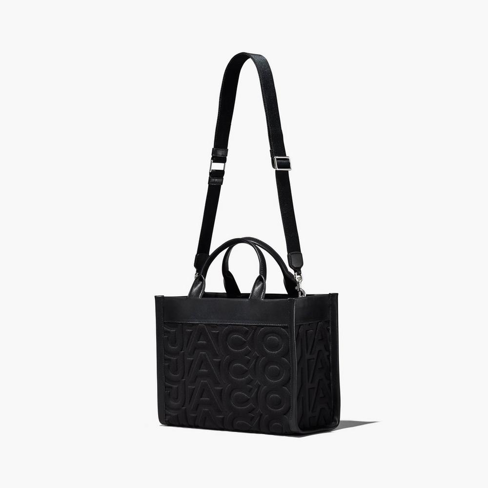 Marc Jacobs Monogram Neoprene Medium Prenosná Taška Damske Čierne | GDQT-48597