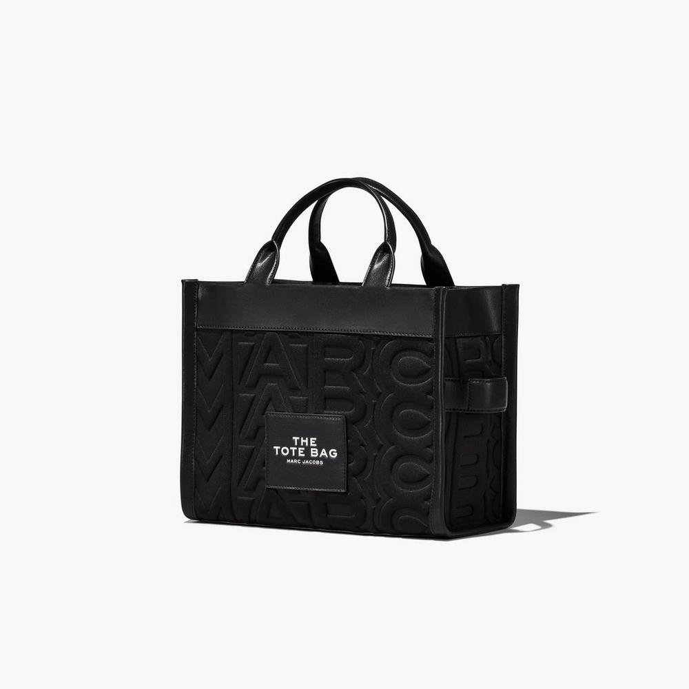 Marc Jacobs Monogram Neoprene Medium Prenosná Taška Damske Čierne | GDQT-48597