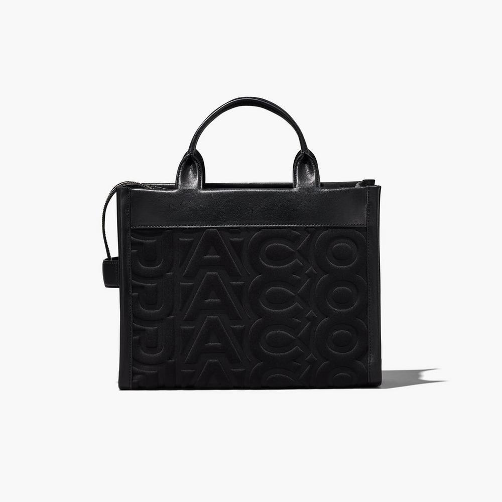 Marc Jacobs Monogram Neoprene Medium Prenosná Taška Damske Čierne | GDQT-48597