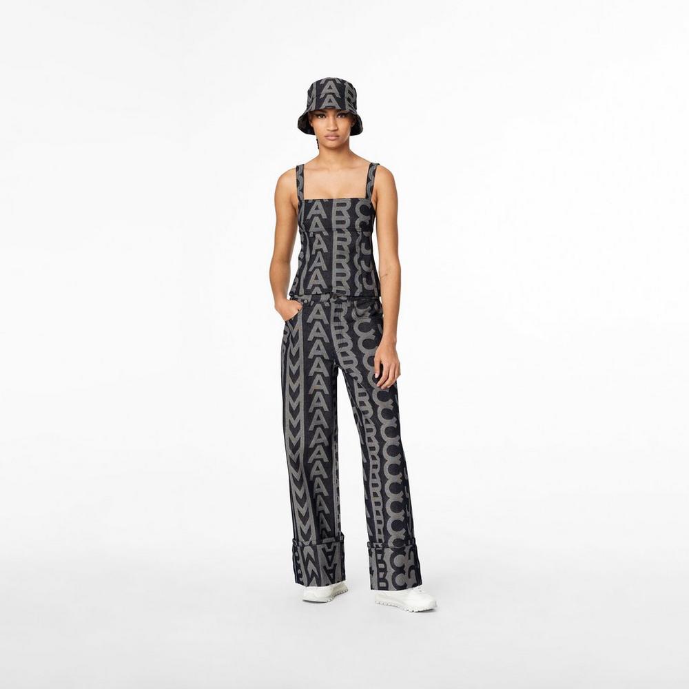 Marc Jacobs Monogram Oversized Jeans Nohavice Damske Modre | DRSB-95170