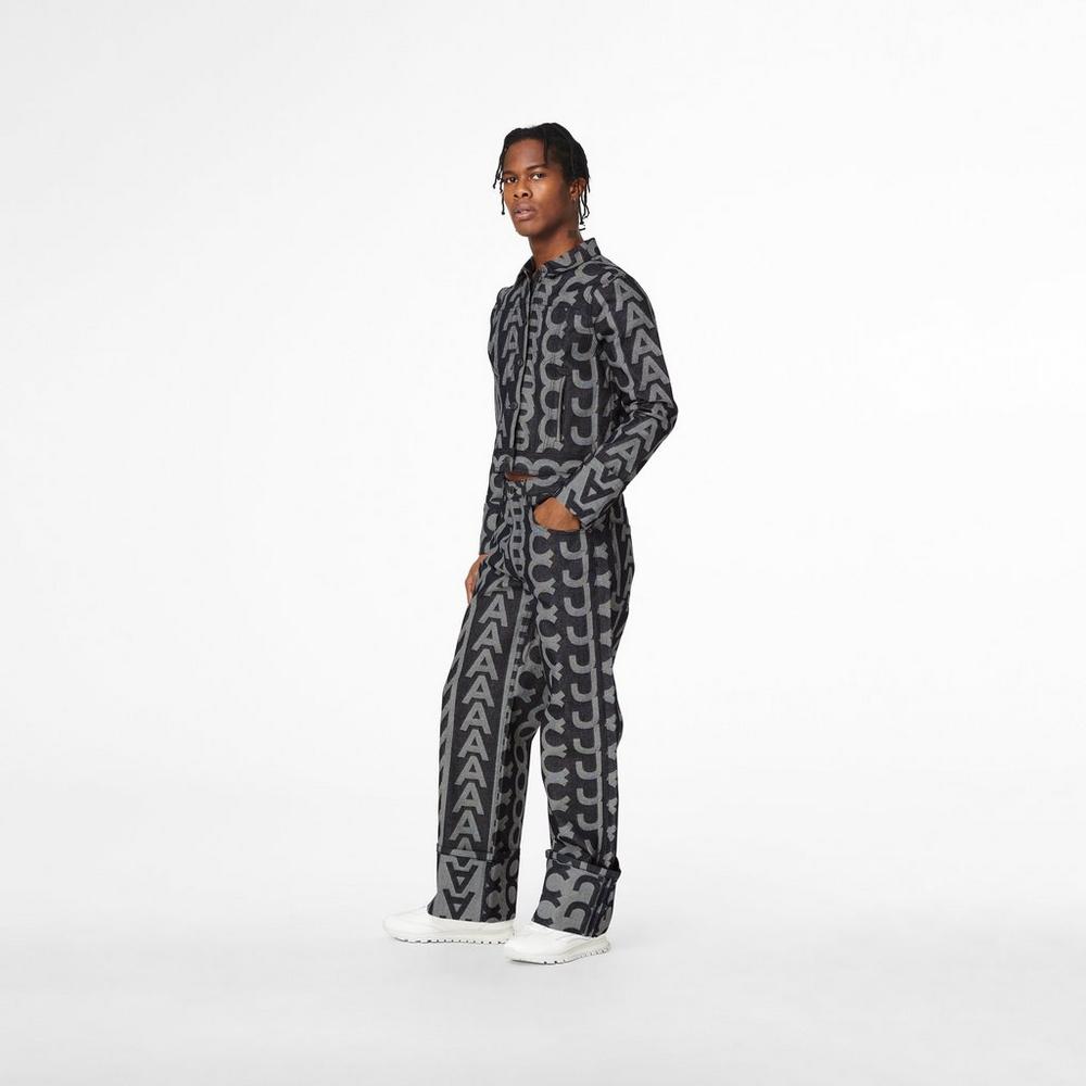 Marc Jacobs Monogram Oversized Jeans Nohavice Damske Modre | DRSB-95170