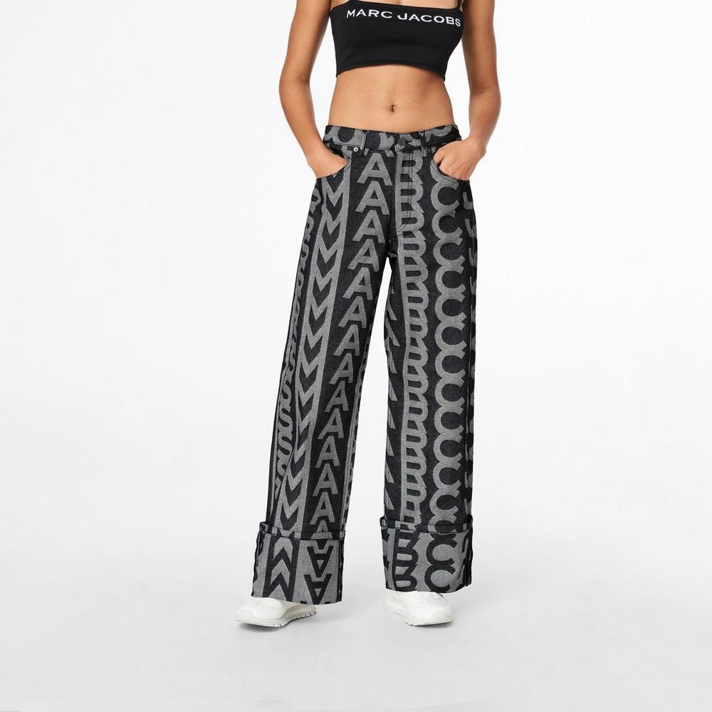 Marc Jacobs Monogram Oversized Jeans Nohavice Damske Modre | DRSB-95170