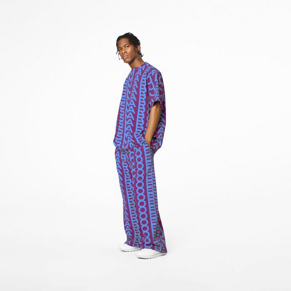 Marc Jacobs Monogram Oversized Sweatpants Nohavice Damske Nachový Modre | VPDG-37960