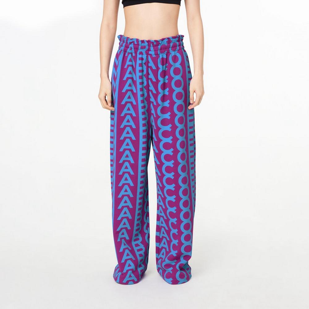 Marc Jacobs Monogram Oversized Sweatpants Nohavice Damske Nachový Modre | VPDG-37960