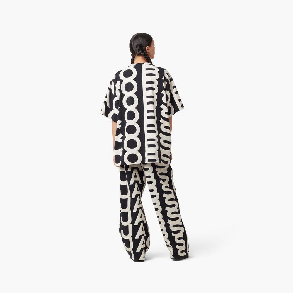 Marc Jacobs Monogram Oversized Swetpants Nohavice Damske Čierne | HJTB-41329