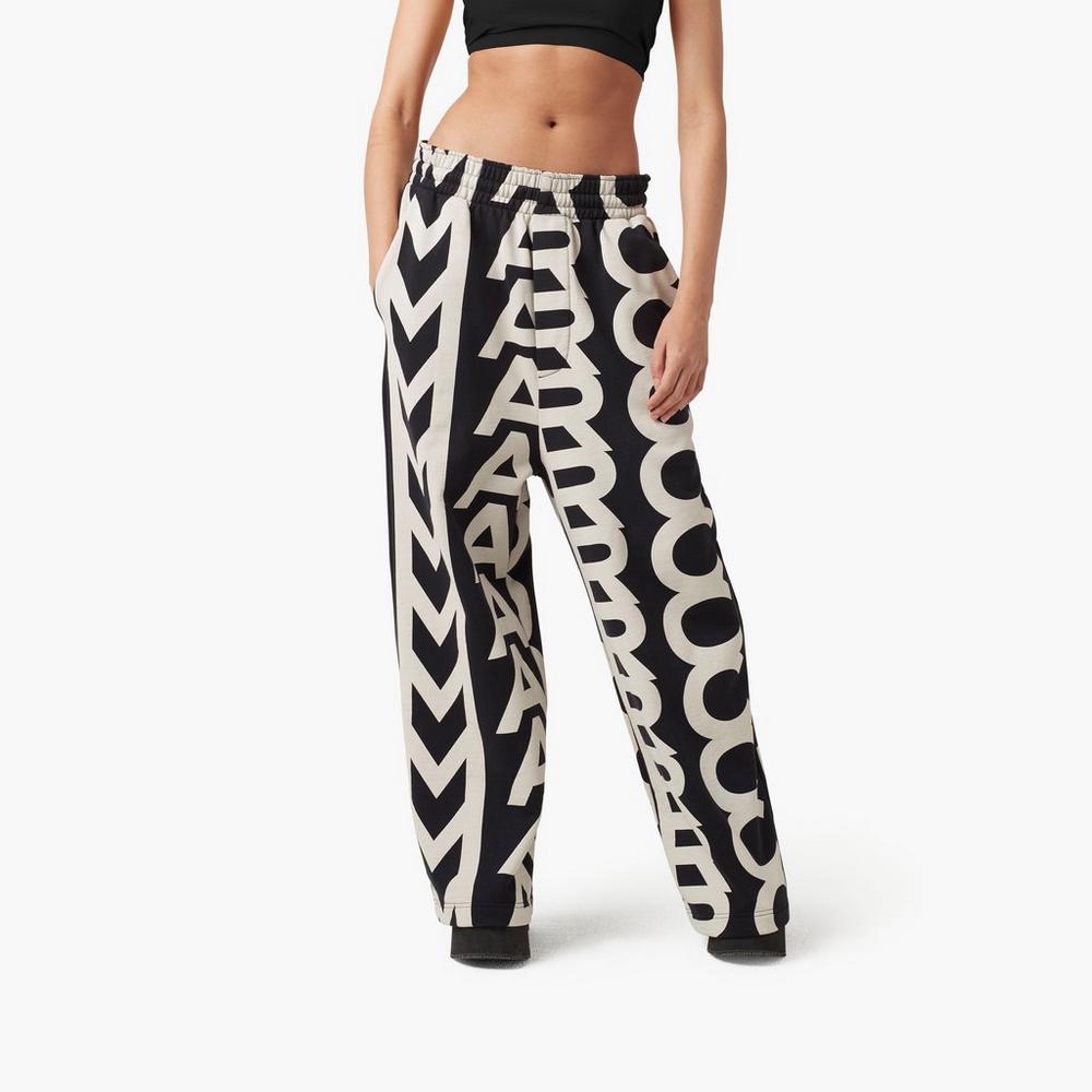 Marc Jacobs Monogram Oversized Swetpants Nohavice Damske Čierne | HJTB-41329