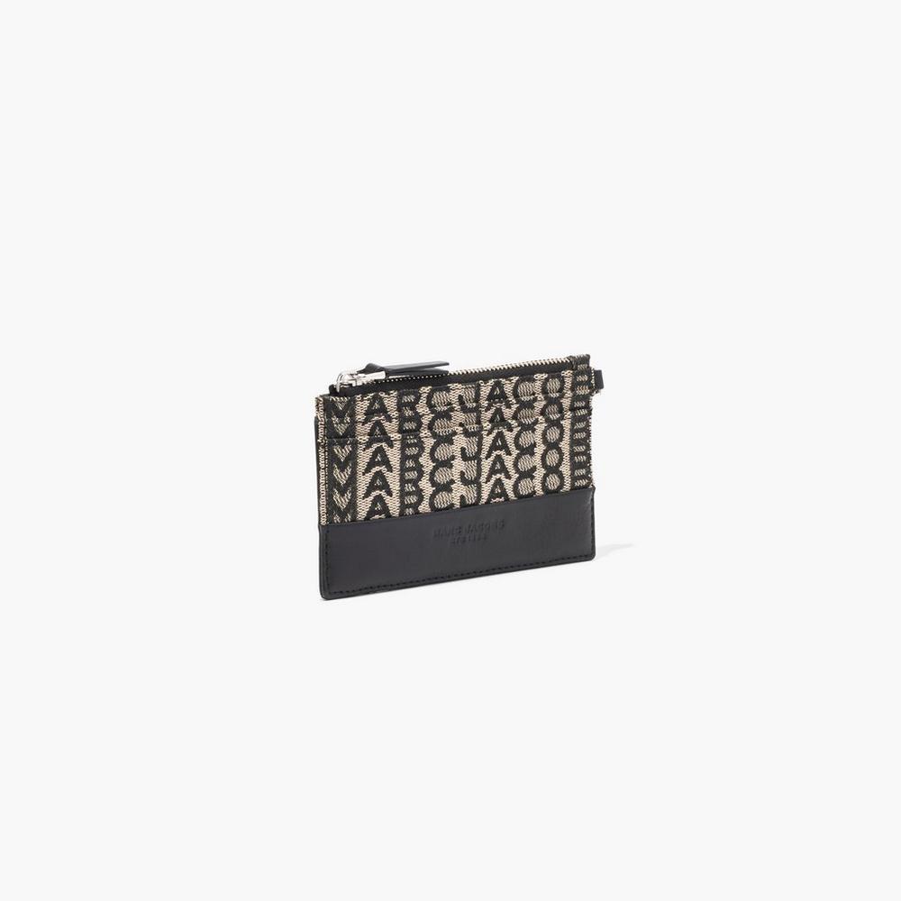 Marc Jacobs Monogram Top Zip Wristlet Male Penazenky Damske Béžové Viacfarebný | ISLG-45619