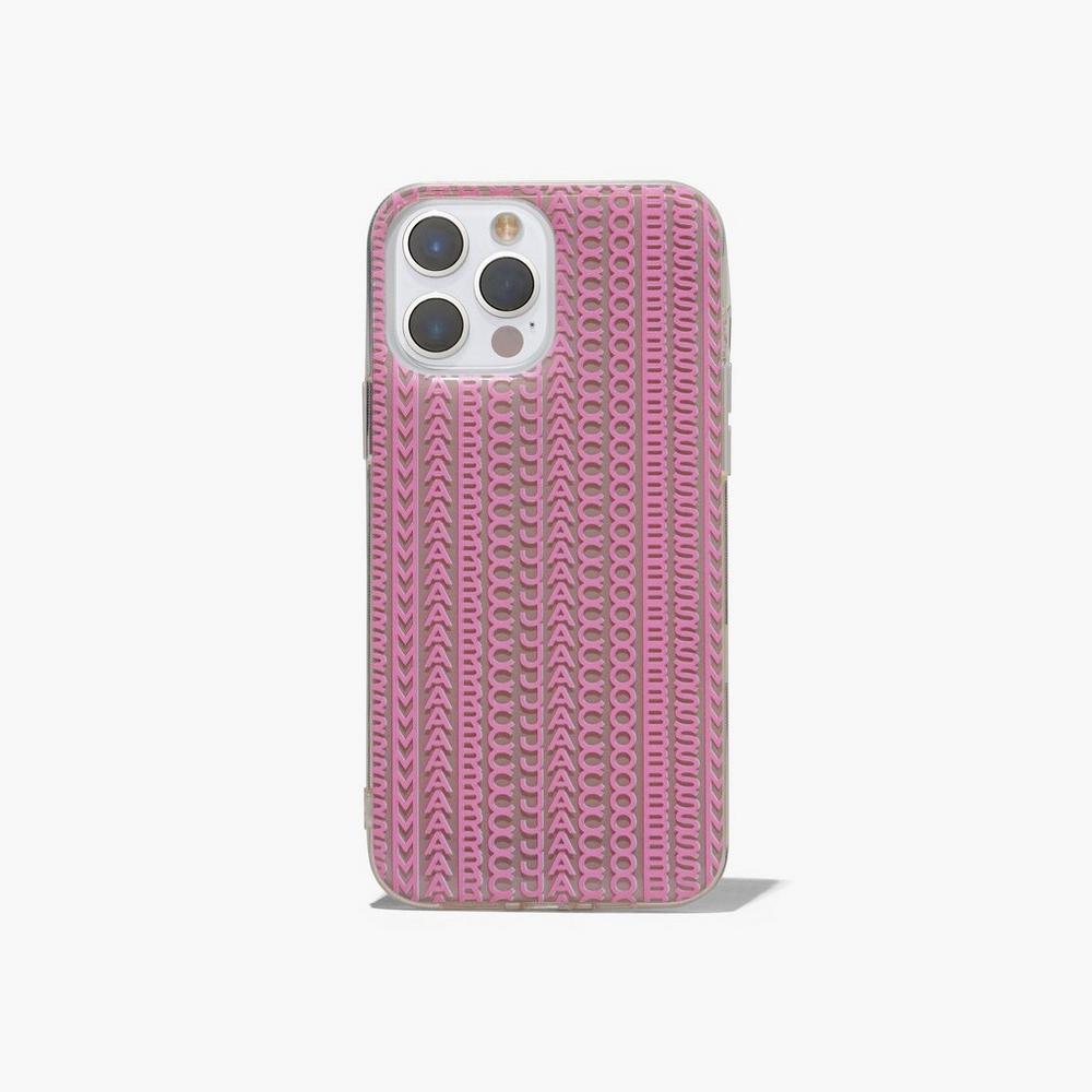 Marc Jacobs Monogram iPhone Case 14 Pro Puzdro na Mobil Damske Ruzove | XBCL-04253