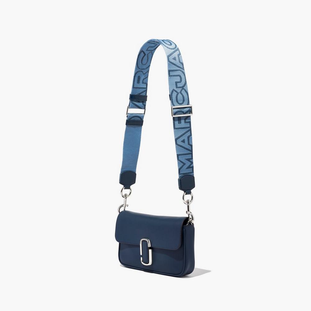 Marc Jacobs Outline Logo Webbing Strap Damske Modre Viacfarebný | QLIW-78509