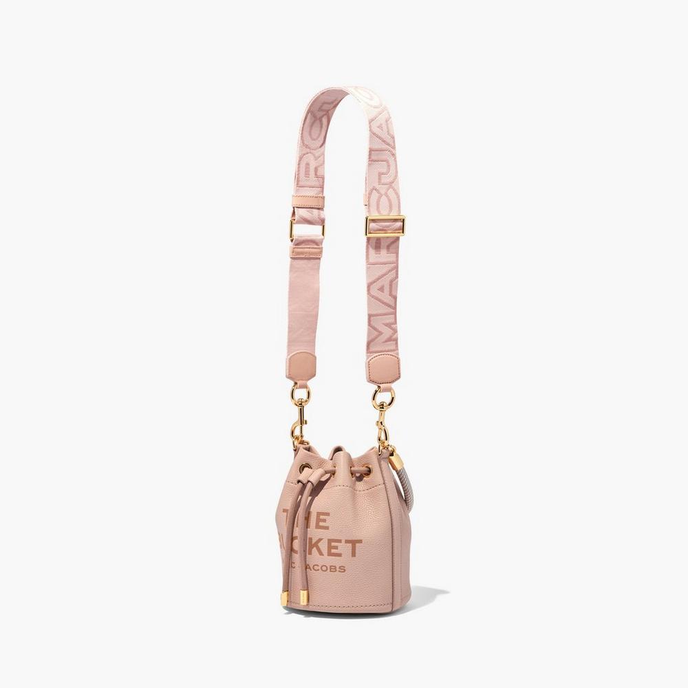 Marc Jacobs Outline Logo Webbing Strap Damske Ruzove Viacfarebný | SAUL-56928