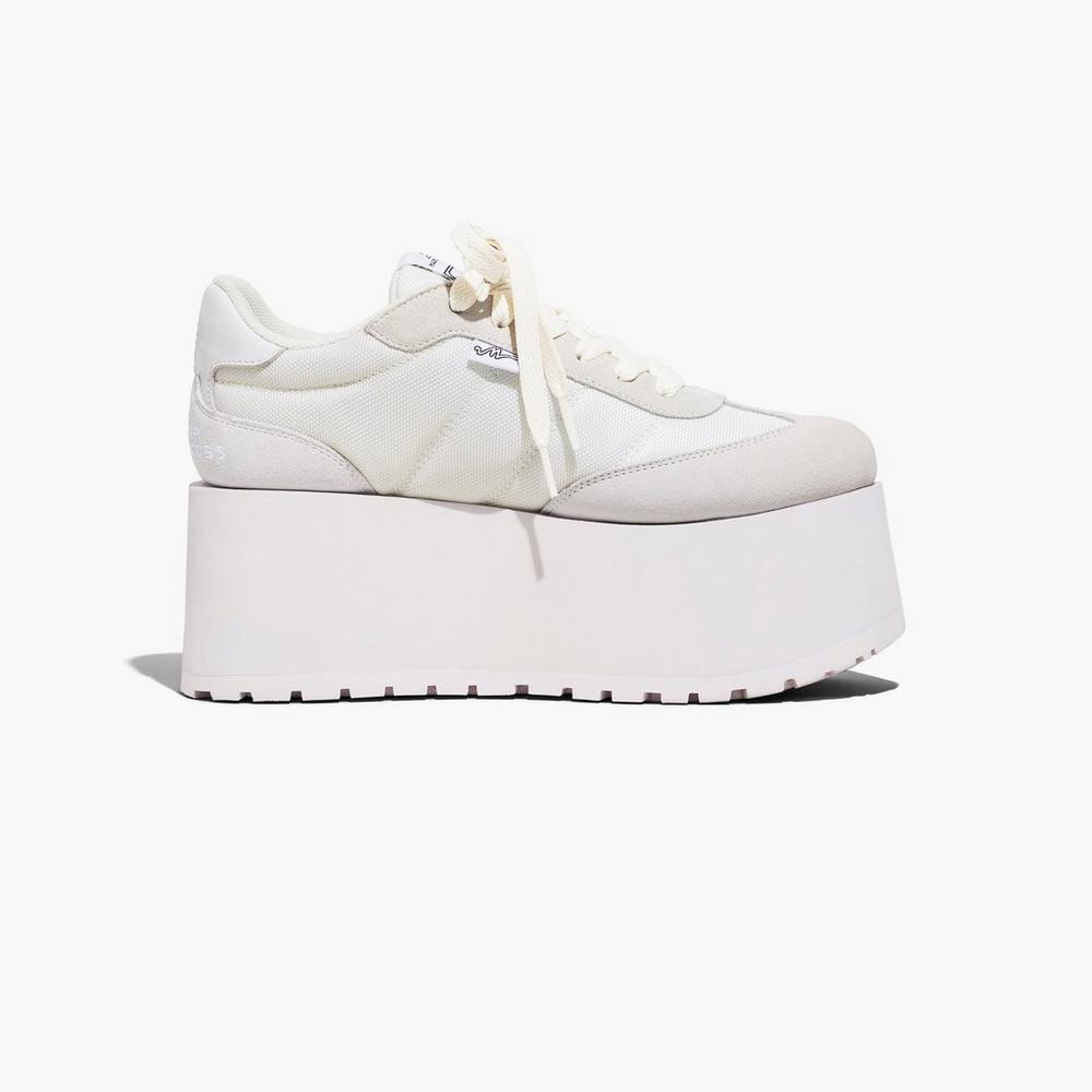 Marc Jacobs Platforme Jogger Tenisky Damske Biele | GKJX-62078