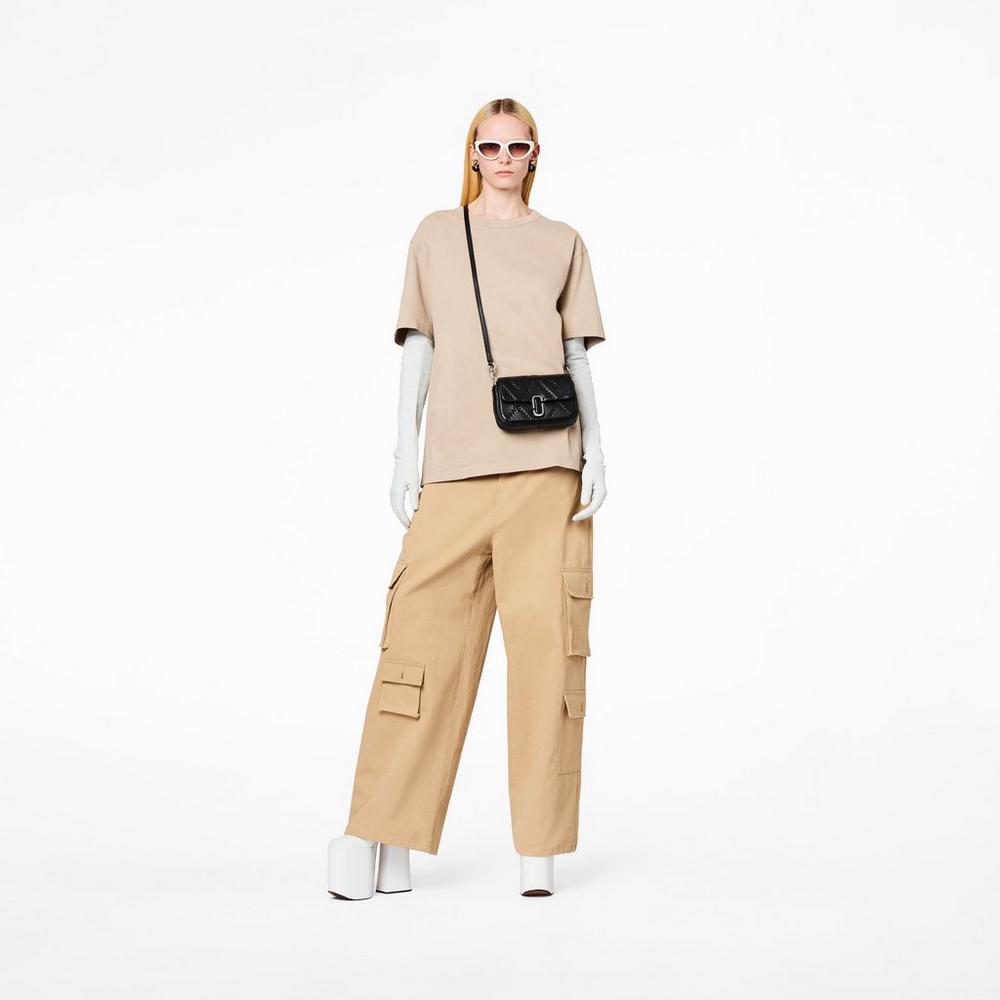 Marc Jacobs Prešívané Leather J Marc Mini Tašky Damske Čierne | IGPR-03498