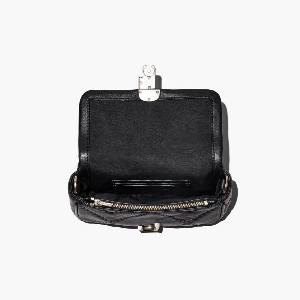 Marc Jacobs Prešívané Leather J Marc Mini Tašky Damske Čierne | IGPR-03498